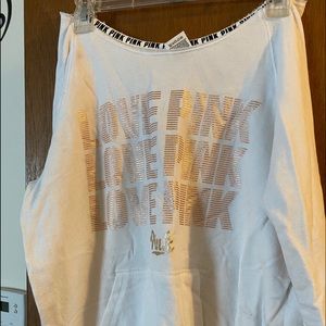 Off the shoulder sweatshirt